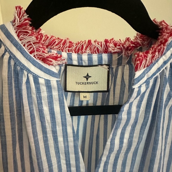 Tuckernuck Savannah Striped Crawford Dress Size M - Picture 3 of 3